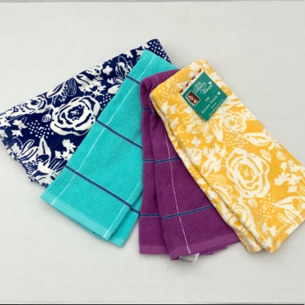 The Pioneer Woman Celia Kitchen Towel Set of 4